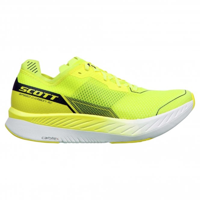 Speed Carbon RC Womens Road Running Shoes Yellow/White