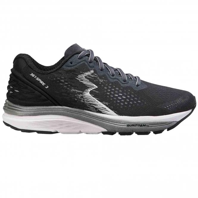 Spire 3 Wide D Womens Running Shoes Ebony/Black