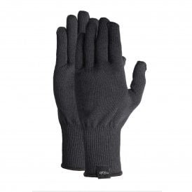 Stretch Knit Gloves Black