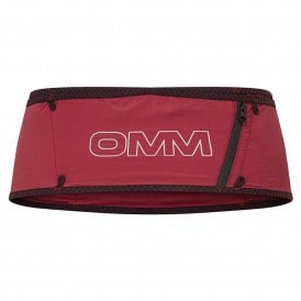 Stretch Waist Belt Dark Red