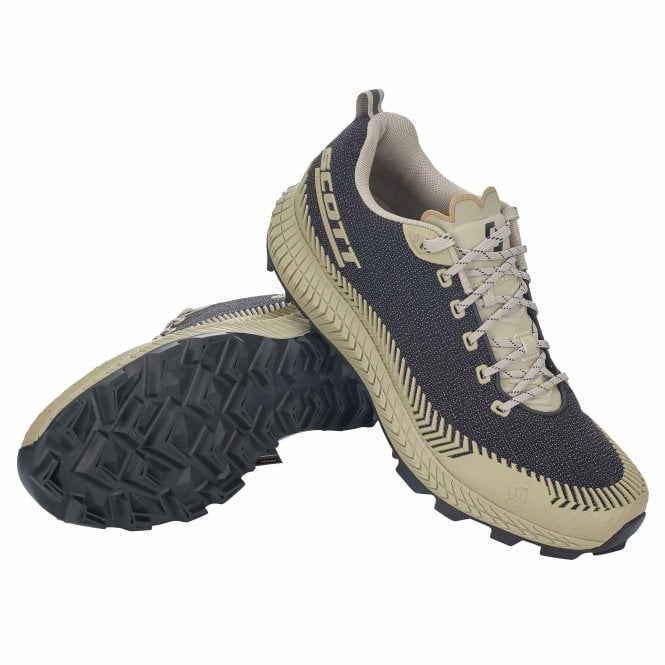 Supertrac Ultra RC Mens Trail Running Shoes Black/Dust Beige