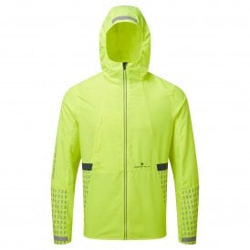 Tech Afterhours Men's Running Jacket Fluo Yellow/Charcoal/Reflect