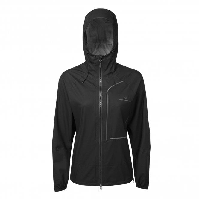Tech Fortify Womens Running Jacket All Black
