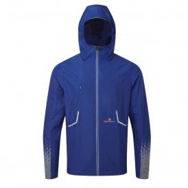 Tech Reflect Mens Running Jacket Ocean/Reflect