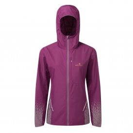 Tech Reflect Womens Running Jacket Blackcurrant/Reflect