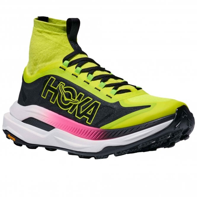 Tecton X 3 Men's Running Shoes Neon Hoka Citrus/Black