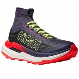 Tecton X 3 Mens Running Shoes SquidInk/NeonFlame