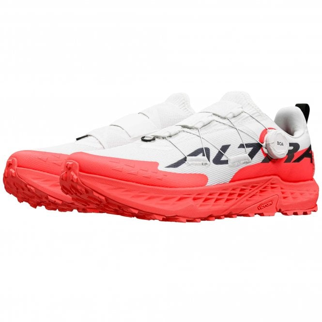 Timp 5 BOA Mens Trail Running Shoes White/Red