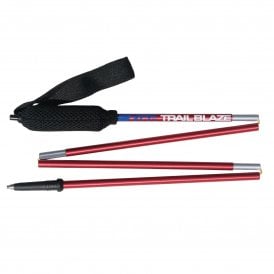 Trail Blaze Aluminium Lightweight Walking Poles (Pair) Red