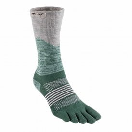 Trail Midweight Crew Womens Running Toe Socks Alpine