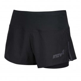 TrailFly Ultra 3" 2in1 Women's Twin Running Shorts Black