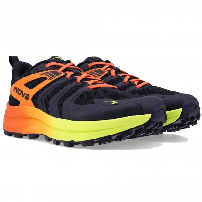 TrailTalon Max Mens Trail Running Shoes Black/Orange/Lime