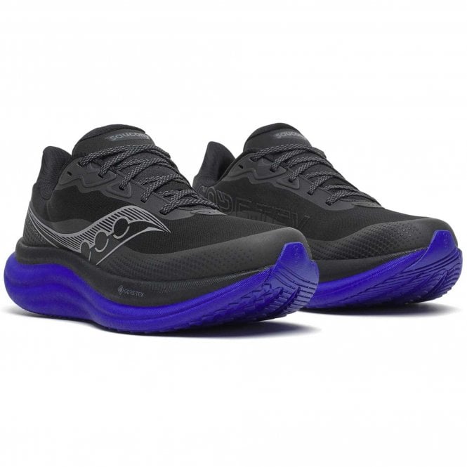 Triumph 23 Gore-Tex Mens Waterproof Running Shoes Black/Regal