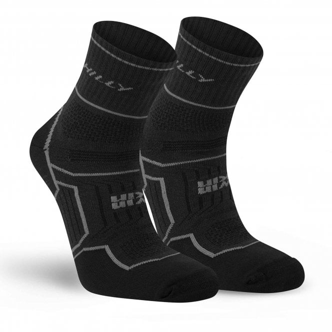Twin Skin Anklet Running Socks Black/Anthracite