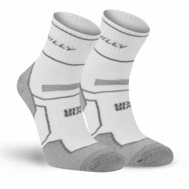 Twin Skin Anklet Running Socks White/Grey Marl