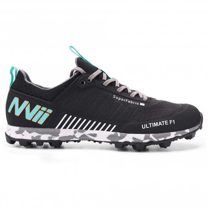 Ultimate F1 Orienteering Shoes with Metal Studs Unisex Black