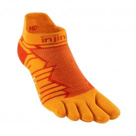 Ultra Run No-Show Unisex Running Socks Desert Orange