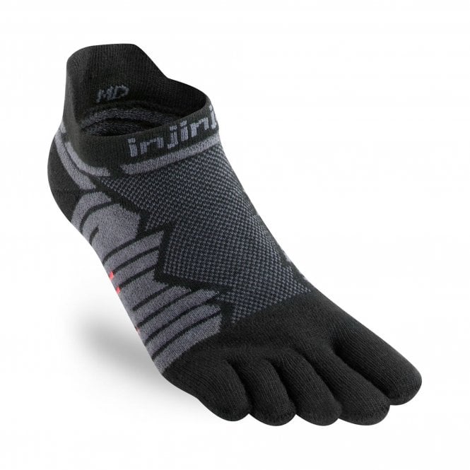 Ultra Run No Show Unisex Running Socks Onyx