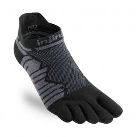 Ultra Run No Show Unisex Running Socks Onyx