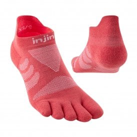 Ultra Run No Show Womens Running Socks Coral