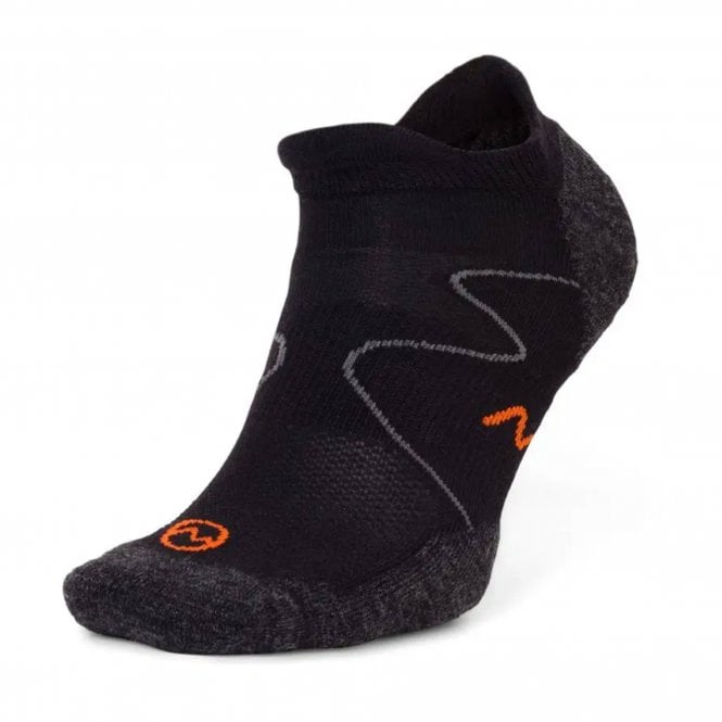 Ultralight Merino No-Show Socks Black