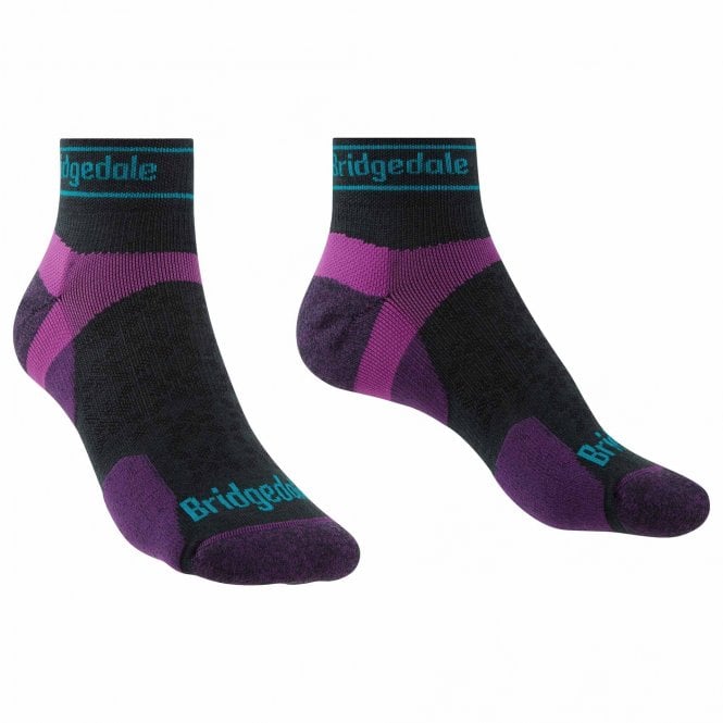 Ultralight T2 Merino Sport Low Cut Womens Running Socks Damson