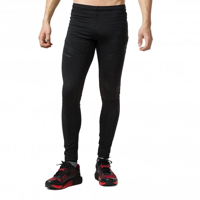 Wintertrail Mens Stretchy & Breathable Running Tights Black