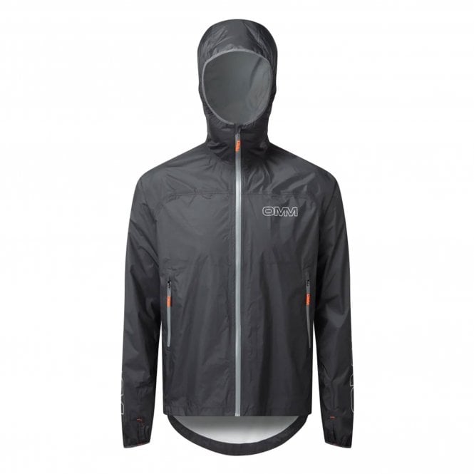 Wisp+ Mens Waterproof Running Jacket Black