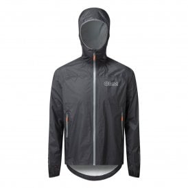 Wisp+ Mens Waterproof Running Jacket Black