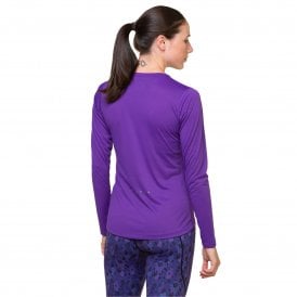 Women's Core Long Sleeve T-Shirt Regal Purple/Acid