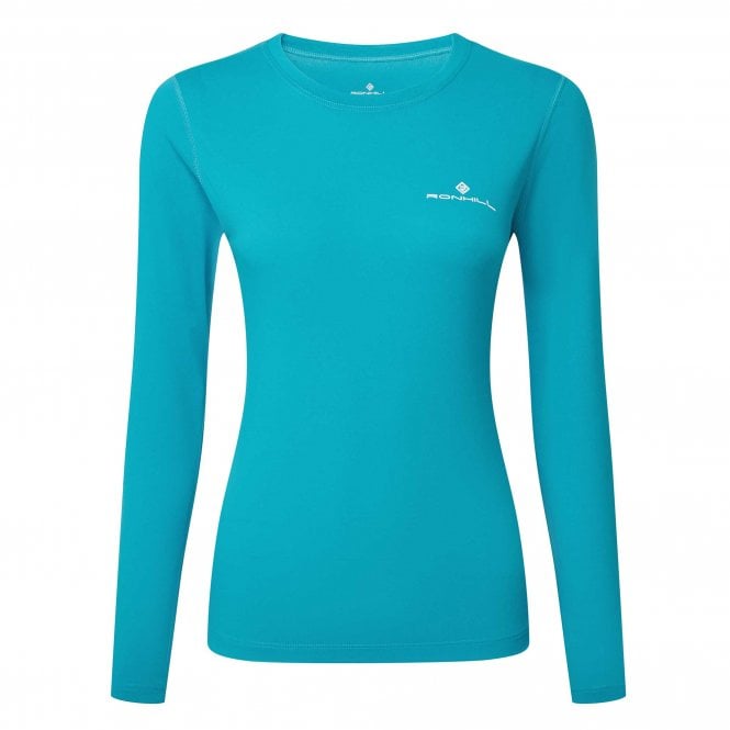 Women's Core Long Sleeved Tee Azure/Bright White