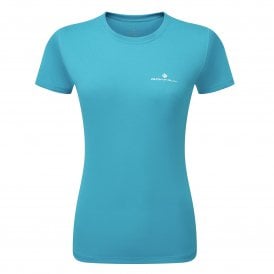 Women's Core Short Sleeved Tee Azure/Bright White