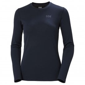 Women's HH LIFA Active Solen Long Sleeve Layer Navy