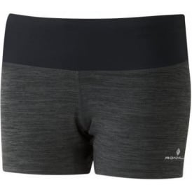 Womens Momentum Victory Mini Shorts Charcoal Marl
