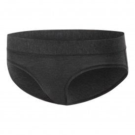 Womens Running Brief/Knickers Black Marl