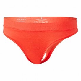 Womens Running Thong Hot Coral