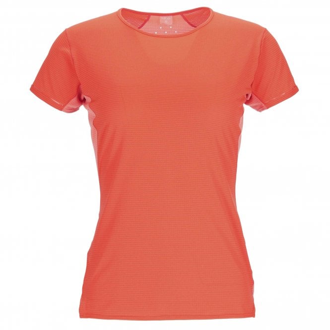 Women's Sonic Ultra Running T-shirt Red Grapefruit/Reef