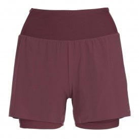 Women's Talus Trail Running Shorts Deep Heather