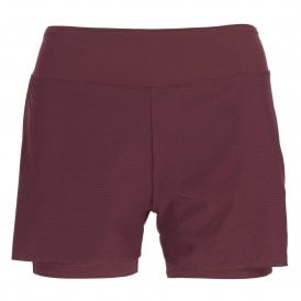 Women's Talus Ultra Running Shorts (with Inner Short Liner) Deep Heather
