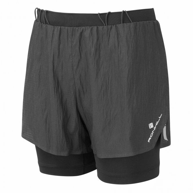 Women's Tech Race Twin Short All Black