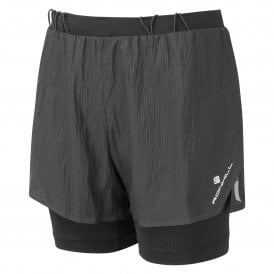 Women's Tech Race Twin Shorts Black