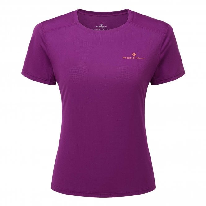 Women's Tech S/S Tee Grape Juice/Saffron