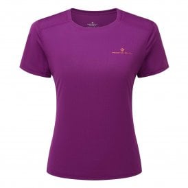 Women's Tech S/S Tee Grape Juice/Saffron