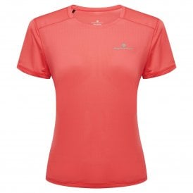 Women's Tech Short Sleeved Running T-shirt Sorbet Sun/Florida