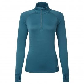Women's Tech Winter 1/2 Zip Running Top Legion Blue/Orchid