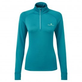 Women's Tech Winter 1/2 Zip Running Top Marine/Acid