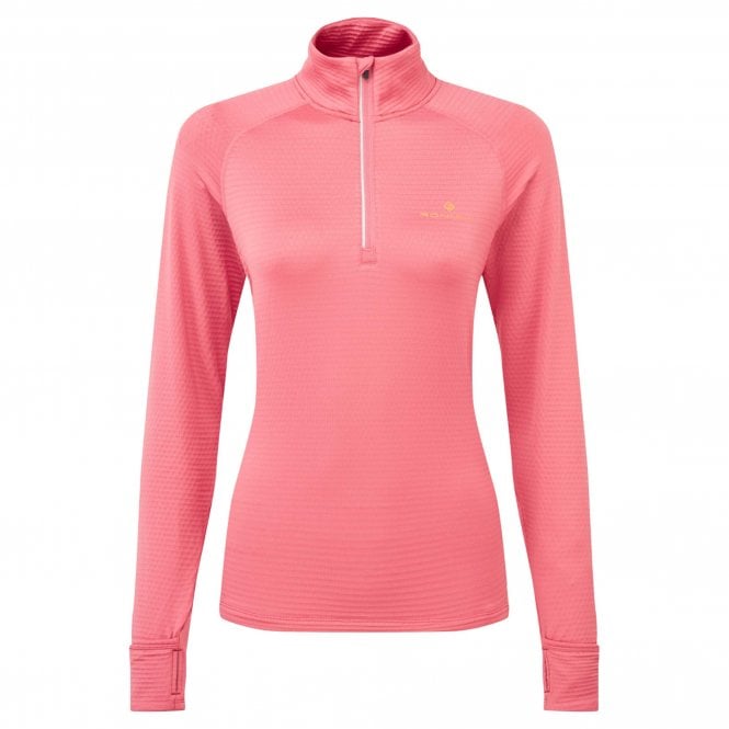 Women's Tech Winter 1/2 Zip Running Top Salsa/Mango