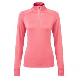 Women's Tech Winter 1/2 Zip Running Top Salsa/Mango
