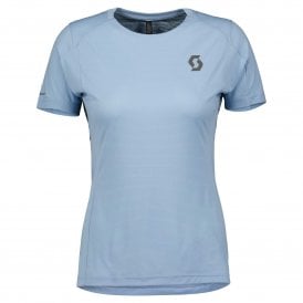 Women's Trail Run T-Shirt Glace Blue